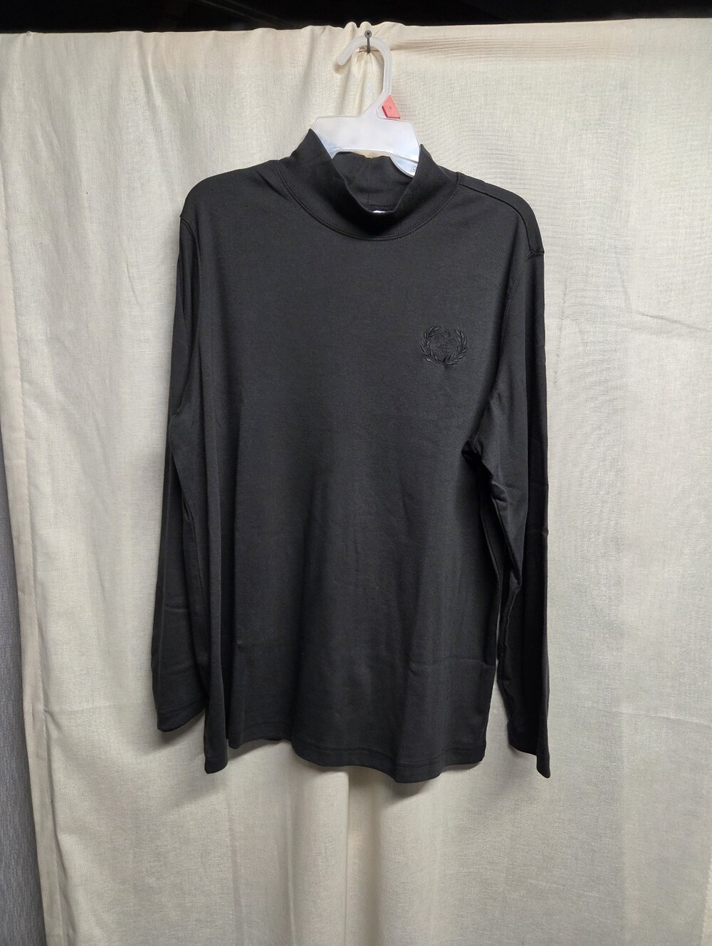 Blair Black Long Sleeve Mock Neck Top